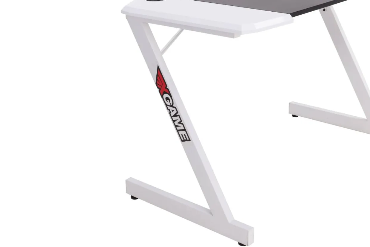 Biurko gamingowe NEON SKY białe