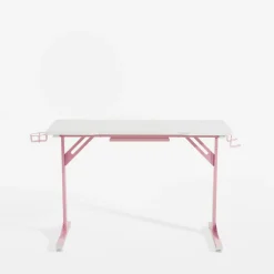 Biurko gamingowe różowe LIRAGE