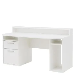 Biurko gamingowe TEZAUR białe