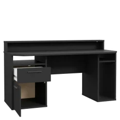 Biurko gamingowe TEZAUR czarne