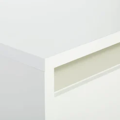 Biurko z 3 szufladami ESPRESSO biały połysk