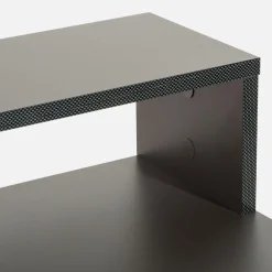 Biurko z półkami szare CARBON