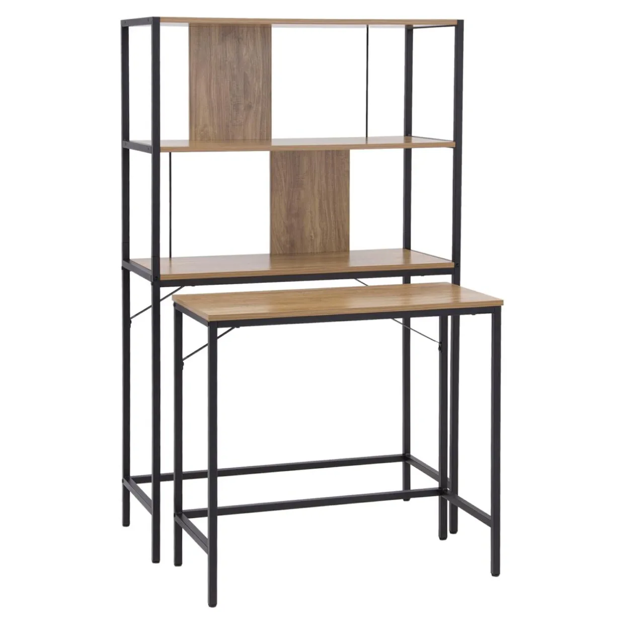 Biurko z regałem modułowe EDINO