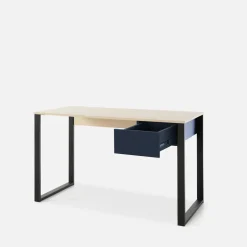 Biurko z szufladą beżowe SERGIO