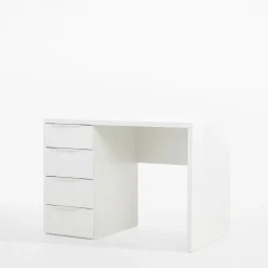 Biurko z szufladami ESPRESSO biały połysk