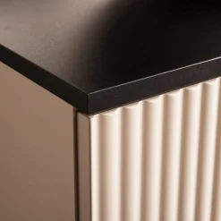 Blat łazienkowy czarny mat 140 cm