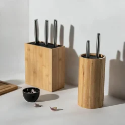 Blok na noże bambusowy prostokątny 23 cm