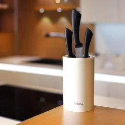 Blok stojak na noże BIANCO biały