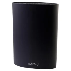 Blok stojak na noże NERO czarny owalny