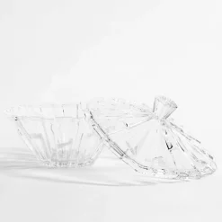 Bombonierka szklana z przykrywką GRAPHIC 15 cm