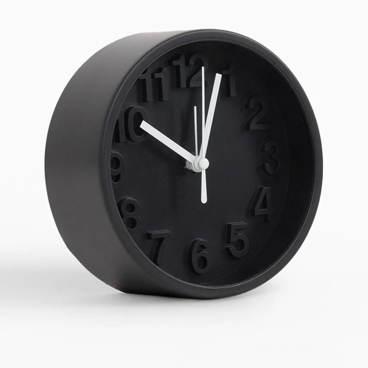 Budzik czarny 13,1 cm