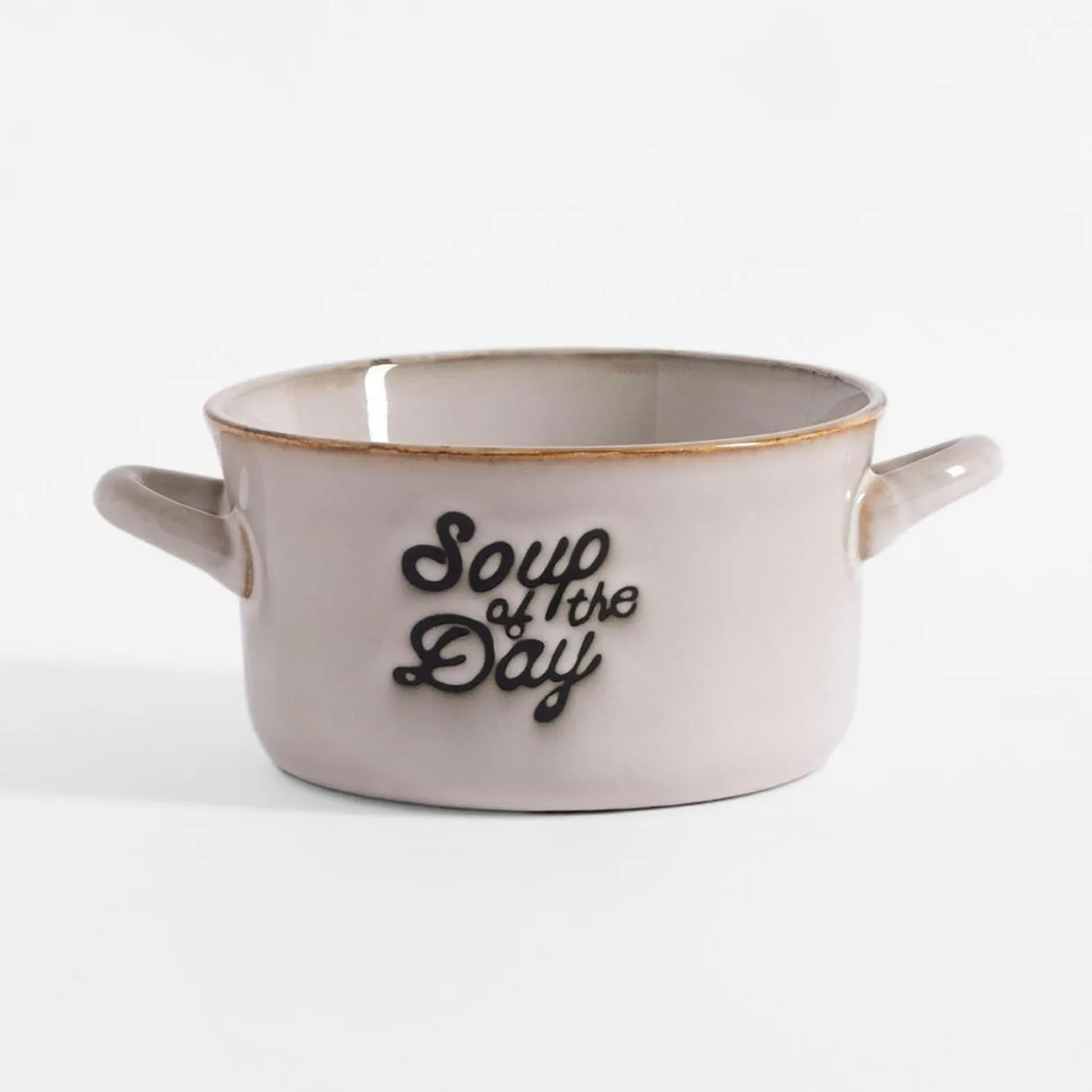 Bulionówka ceramiczna beżowa 580 ml