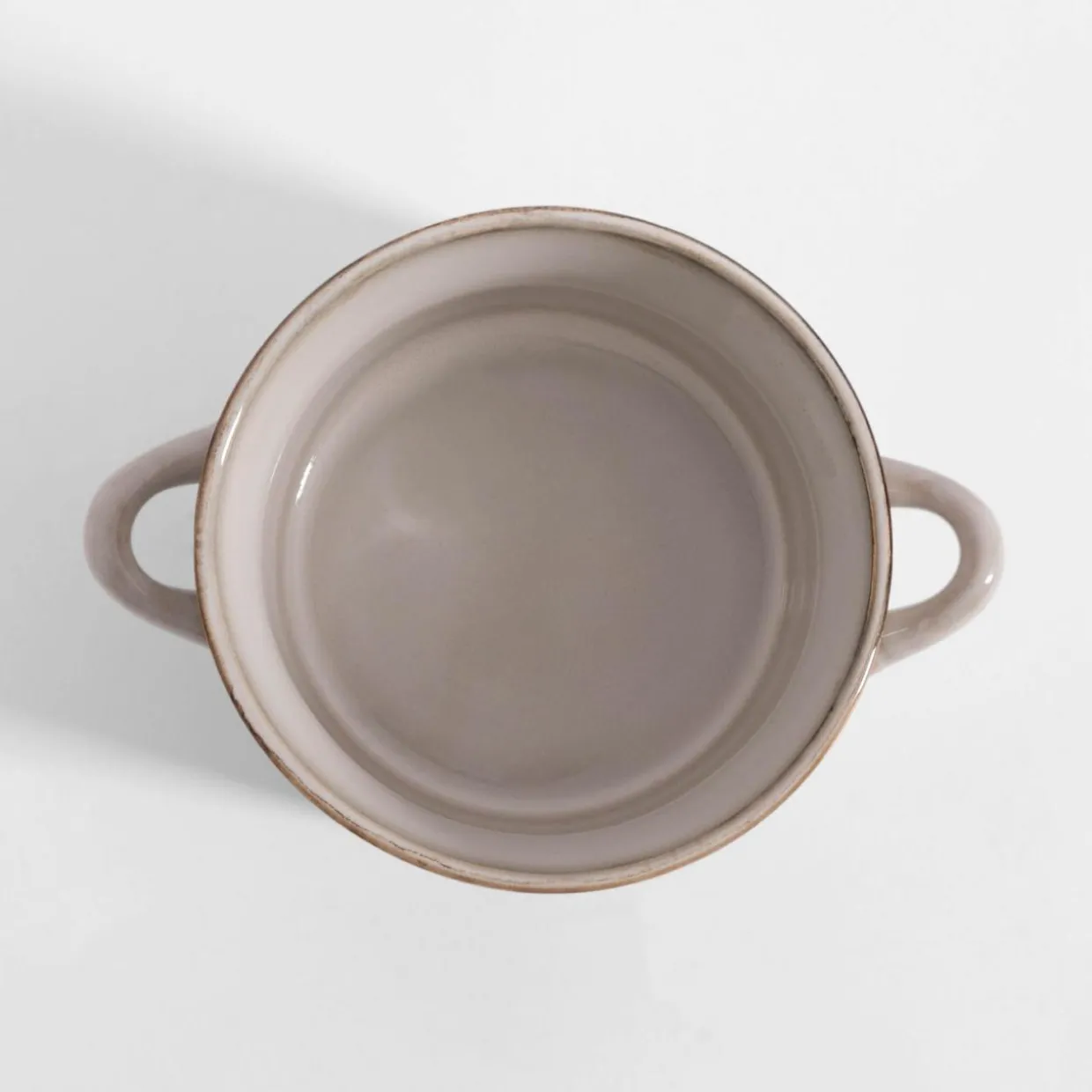 Bulionówka ceramiczna beżowa 580 ml