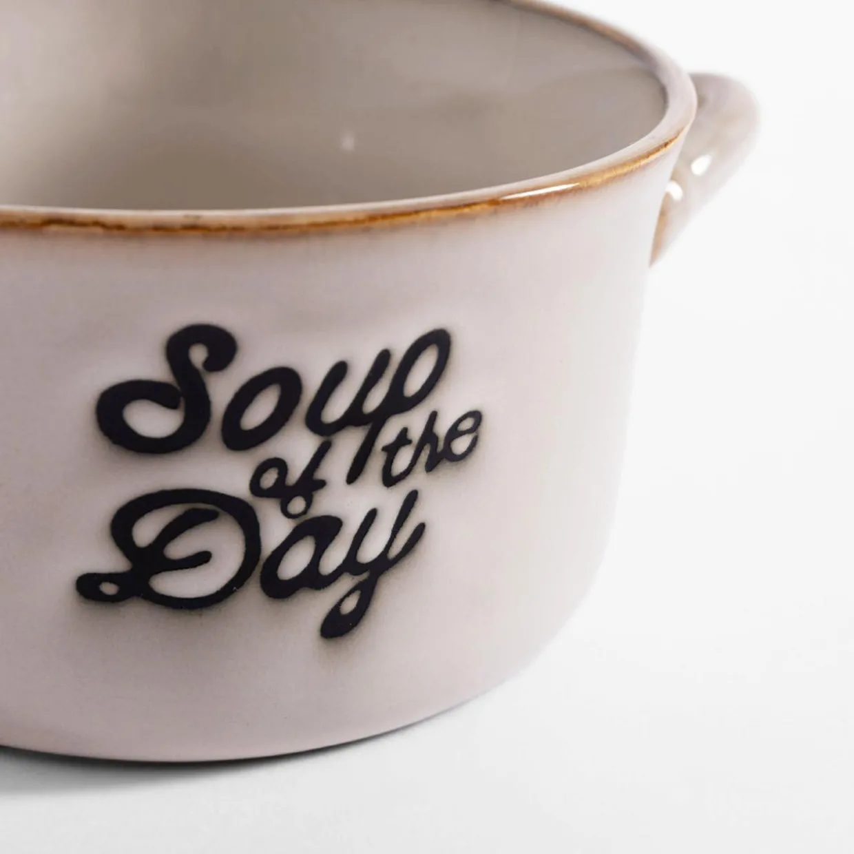 Bulionówka ceramiczna beżowa 580 ml