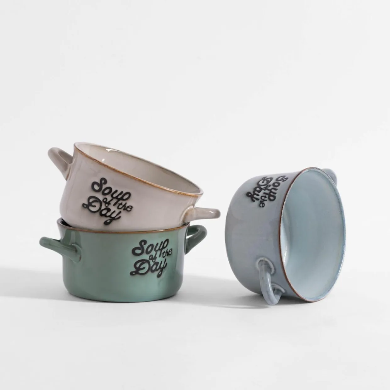 Bulionówka ceramiczna beżowa 580 ml