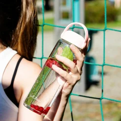 Butelka na wodę różowa FUORI 540 ml