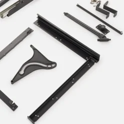 Cargo narożne lewostronne, front uchylny, highclass grey