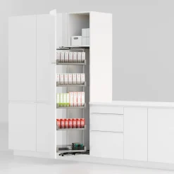 Cargo obrotowe VORTUNG 40 cm z 5 przeszklonymi koszami