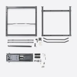 Cargo podblatowe do szafki 60 cm, front uchylny, highclass grey