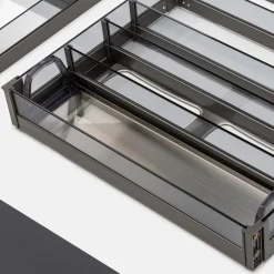 Cargo podblatowe do szafki 40 cm, front wysuwny, highclass grey