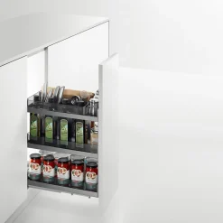 Cargo podblatowe do szafki 30 cm, front wysuwny, highclass grey