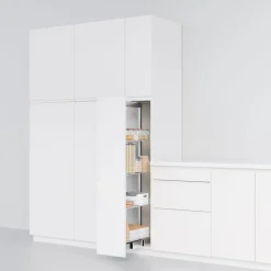 Cargo wysokie do szafki 30 cm, front wysuwny, chrom