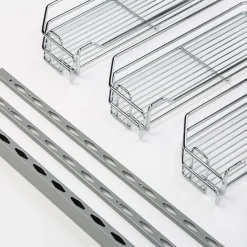 Cargo wysokie do szafki 60 cm, front uchylny, chrom