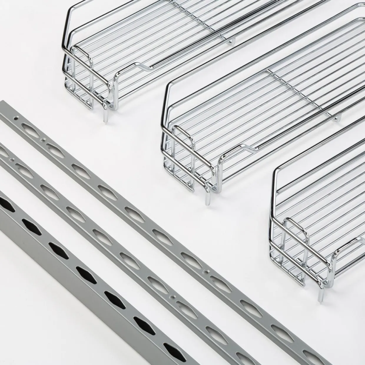 Cargo wysokie do szafki 60 cm, front uchylny, chrom