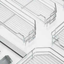 Cargo wysokie do szafki 60 cm, front uchylny, chrom