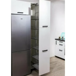 Cargo wysokie do szafki 40 cm, front wysuwny, chrom