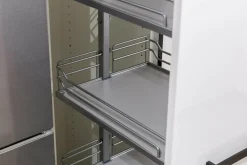 Cargo wysokie do szafki 40 cm, front wysuwny, chrom