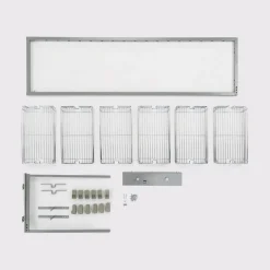 Cargo wysokie do szafki 30 cm, front wysuwny, chrom