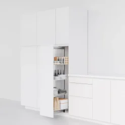 Cargo wysokie do szafki 40 cm, front wysuwny, chrom