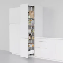 Cargo wysokie do szafki 40 cm, front wysuwny, chrom