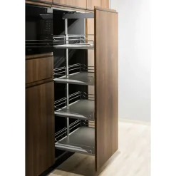 Cargo wysokie do szafki 30 cm, front wysuwny, chrom