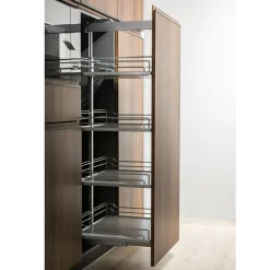 Cargo wysokie do szafki 30 cm, front wysuwny, chrom