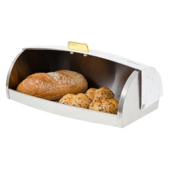 Chlebak glamour biało-złoty GILDO