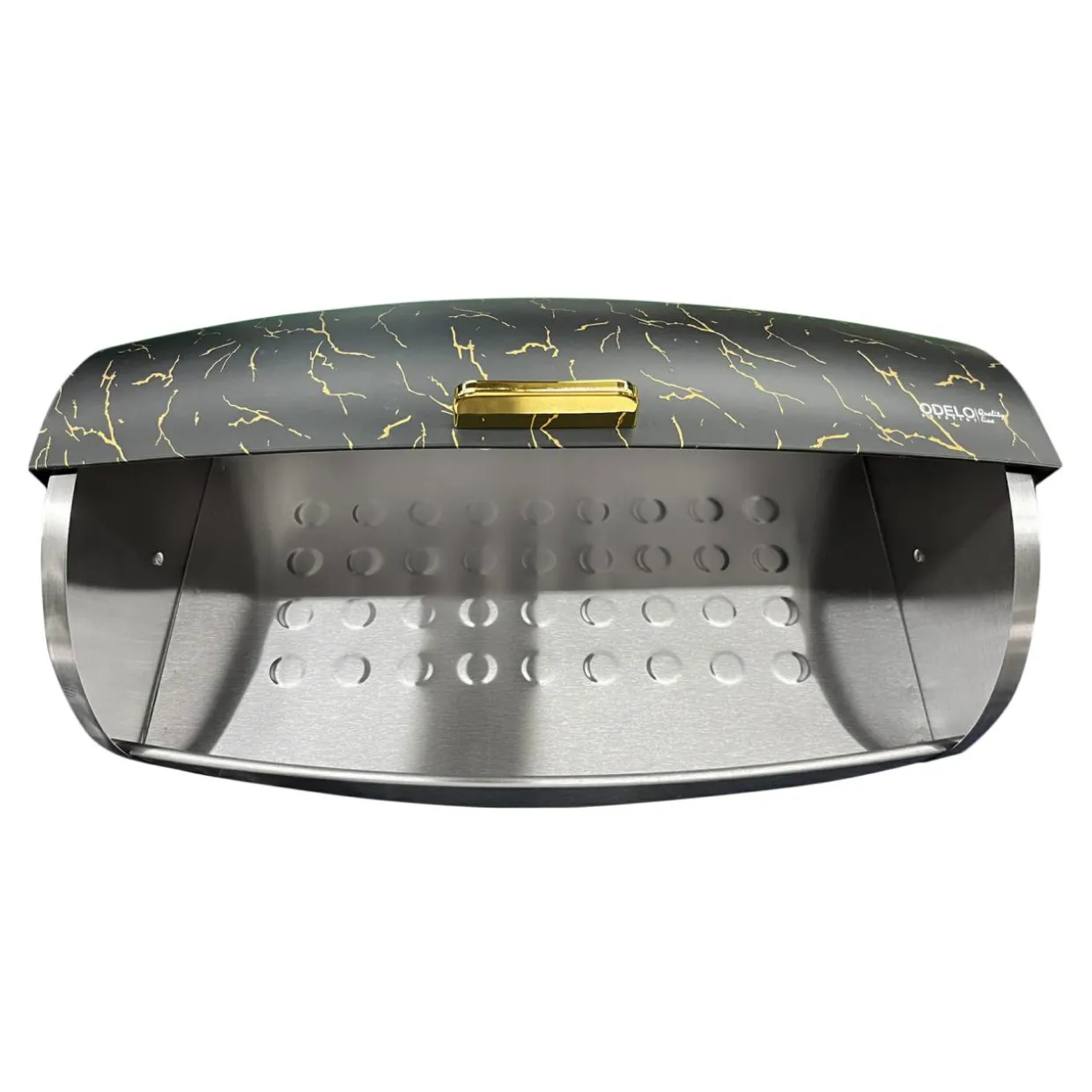 Chlebak glamour czarno-złoty GILDO