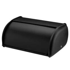 Chlebak nowoczesny czarny SATINO 35,5x23x14,5 cm