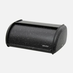 Chlebak stalowy czarny CLAUDIO 36x24x15 cm