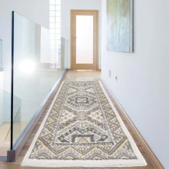 Chodnik aztecki szary NORWAY 80x200 cm