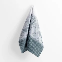 Ściereczka kuchenna biało-zielona ANKARA 50x70 cm