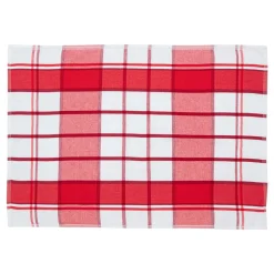 Ściereczka kuchenna czerwona KRATI 50x70 cm