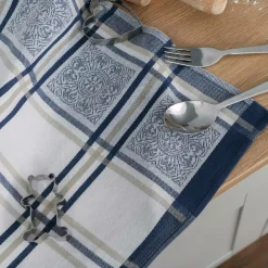 Ściereczka kuchenna granatowa MAJOLICA 50x70 cm