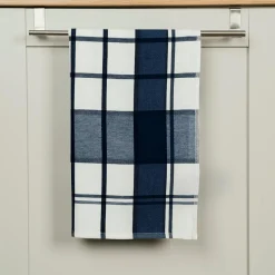 Ściereczka kuchenna niebieska KRATI 50x70 cm