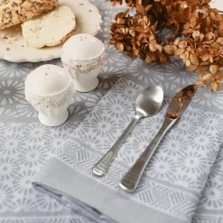 Ściereczka kuchenna szaro-biała CARINO 40x60 cm