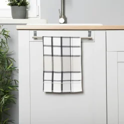 Ściereczka kuchenna szaro-beżowa KRATI 50x70 cm