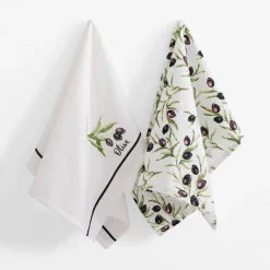 Ściereczki kuchenne w oliwki 40x60 cm, 2 szt.