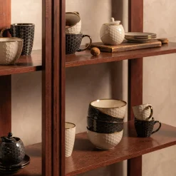 Cukiernica ceramiczna czarna BRESCA