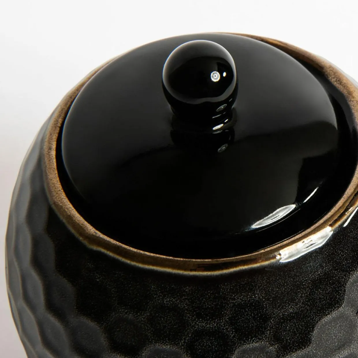 Cukiernica ceramiczna czarna BRESCA